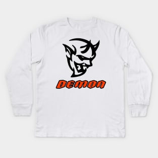 New Dodge SRT Demon Kids Long Sleeve T-Shirt